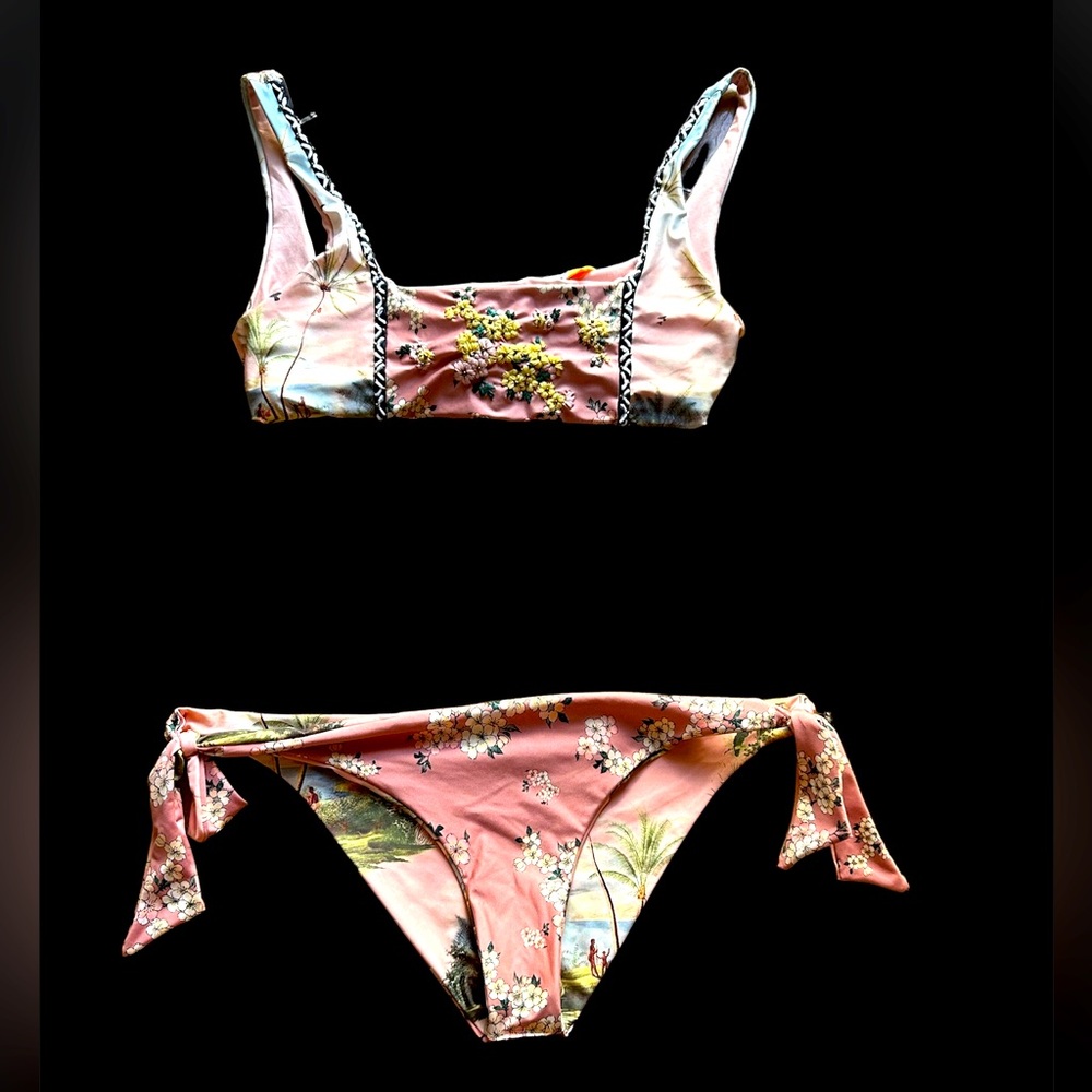 3 piece hand stitched Agua Benita 4 piece reversible bikini